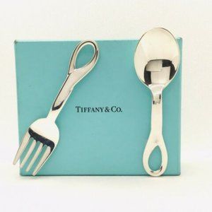Tiffany Silver Baby Spoon and Fork